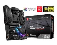 MSI MPG B550 GAMING PLUS DDR4 4400(OC) M2 PCIe NVME HDMI DP PCIe 16X v4.0 AM4 ATX